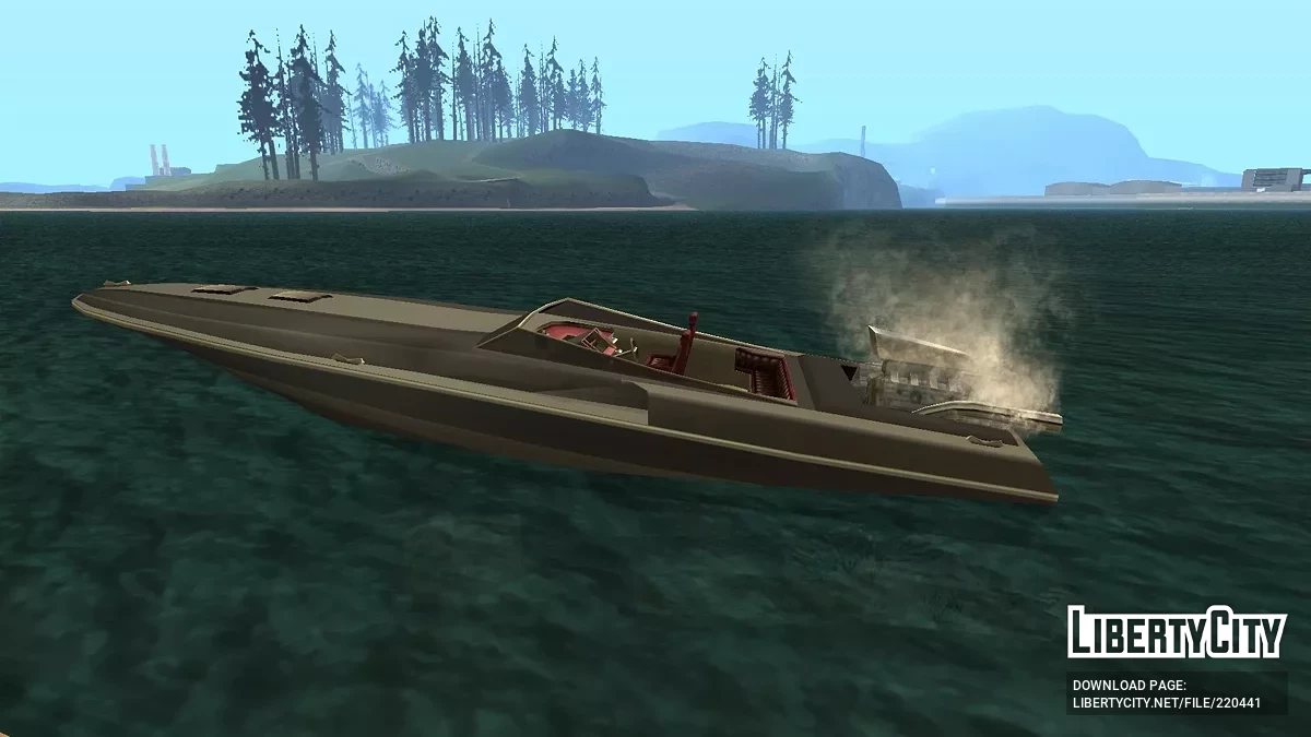 Efeito de Fumaça no Jetmax / GTA San Andreas