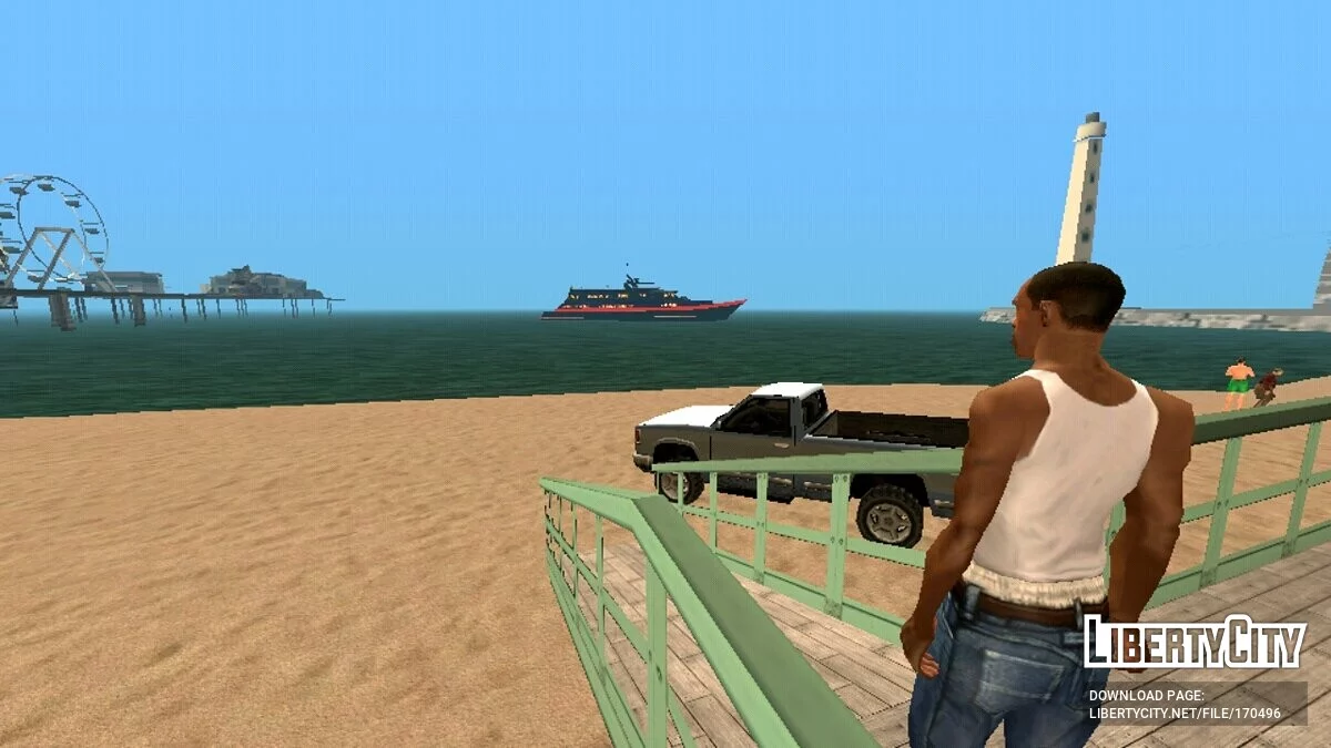Yacht from Vice City (GTA 5 style) / GTA San Andreas (iOS, Android)