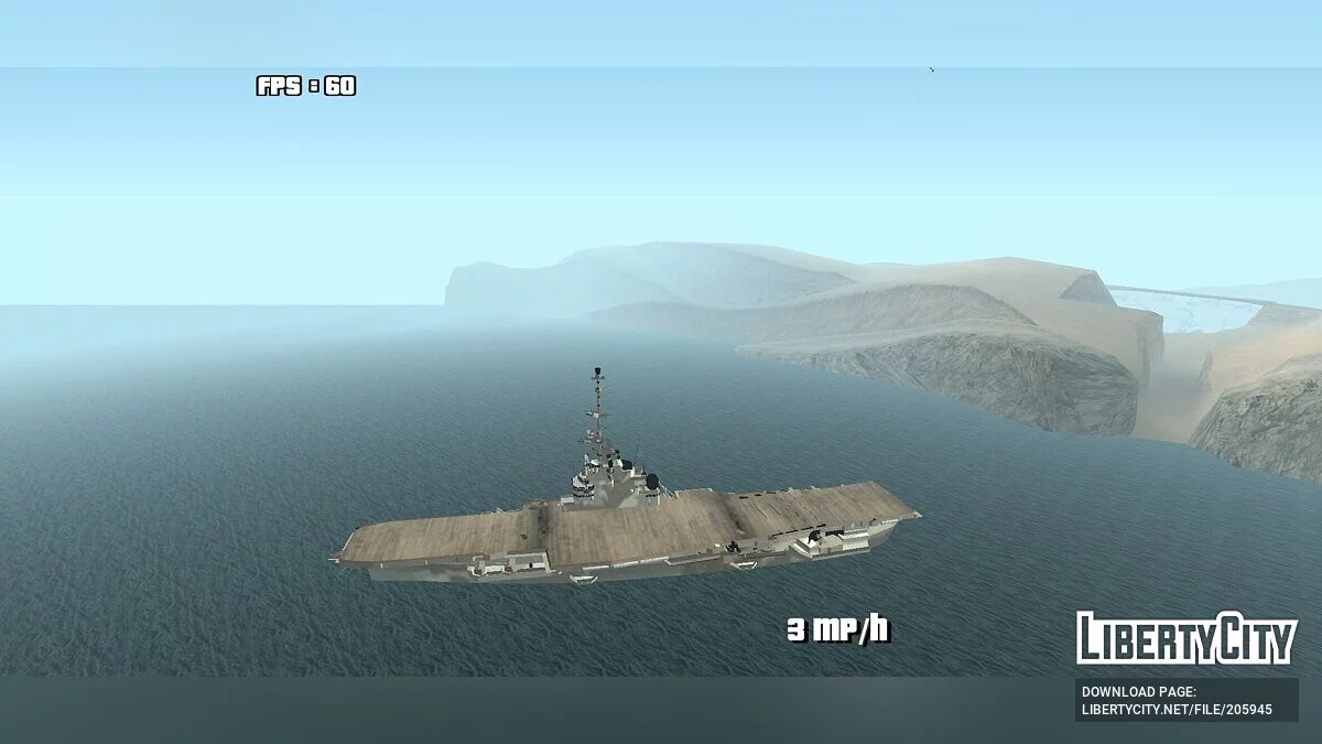Admiral Kuznetsov - Aircraft Carrier [DFF Only] / GTA San Andreas (iOS, Android)