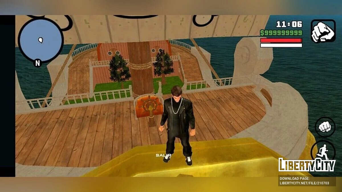 One Piece Thousand Sunny / GTA San Andreas (iOS, Android)