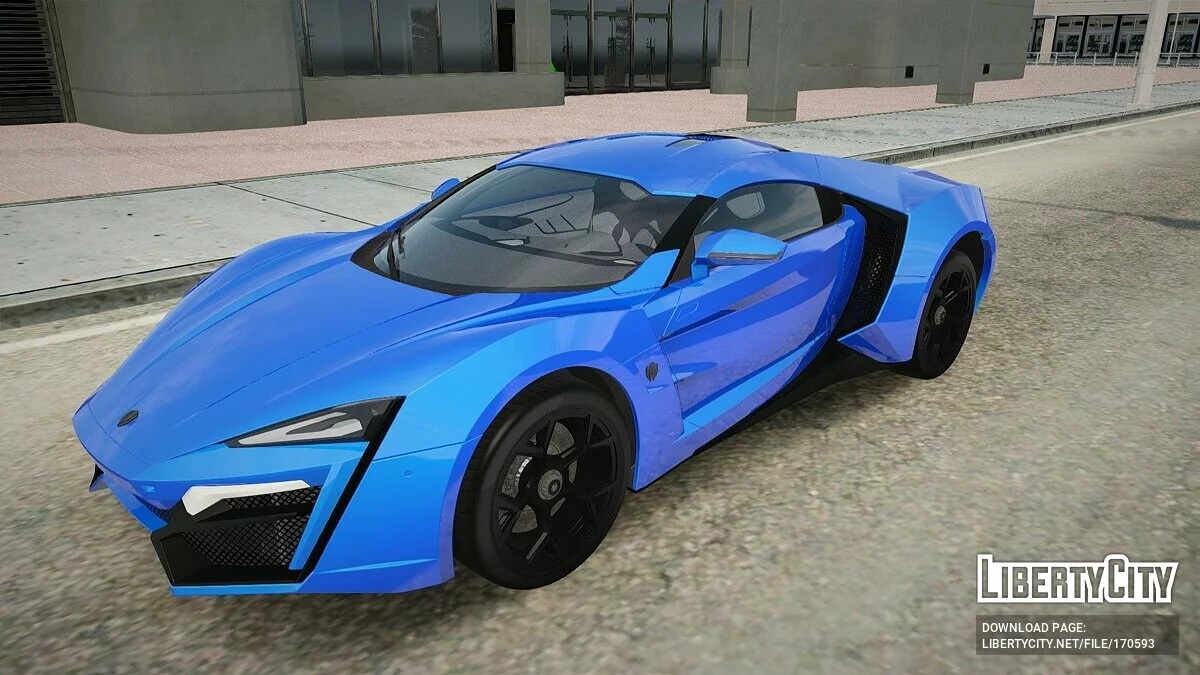 W Motors Lykan HyperSport / GTA San Andreas