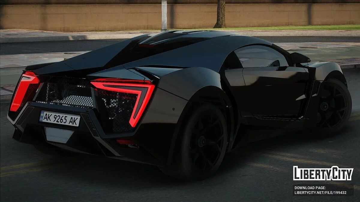 W Motors Lykan HyperSport / GTA San Andreas