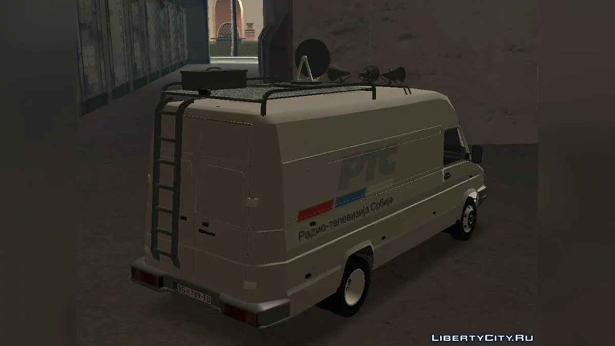 Zastava Daily RTS Newsvan / GTA San Andreas