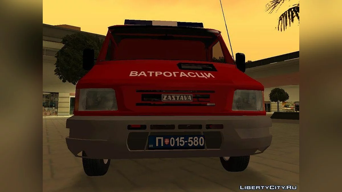 Zastava Daily 35 Véhicule de pompier / GTA San Andreas