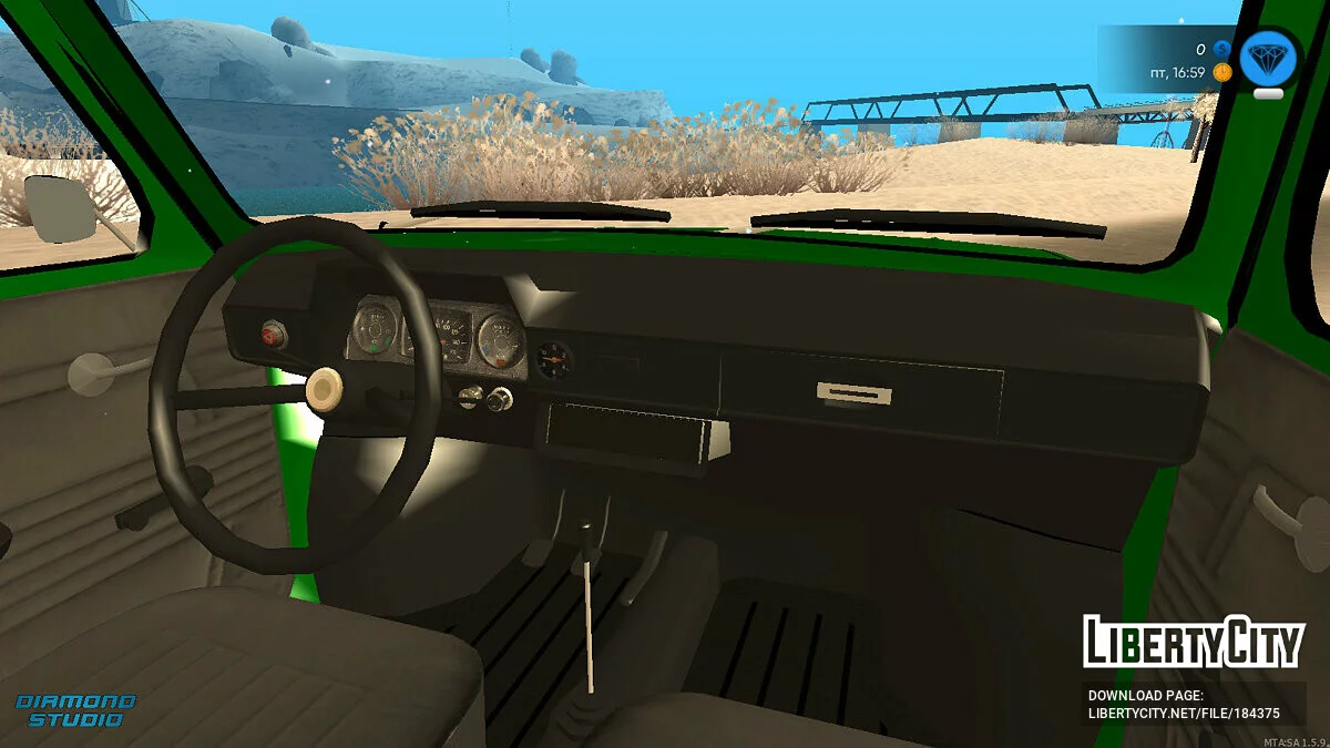 ZAZ-968M + CCD / GTA San Andreas