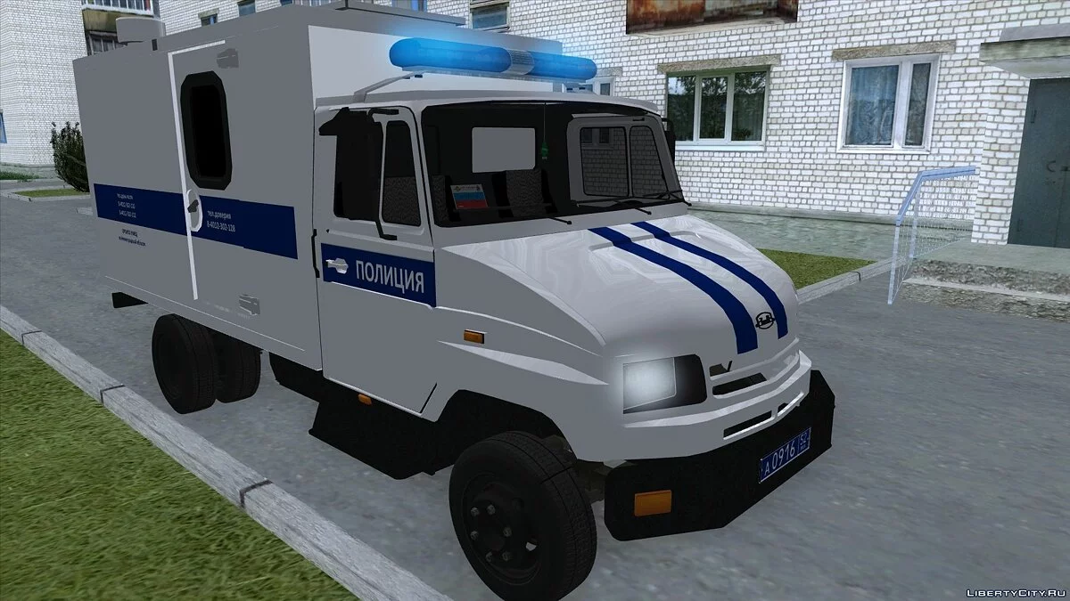 ЗІЛ-5301 "Бичок" Автозак МВС Росії / GTA San Andreas