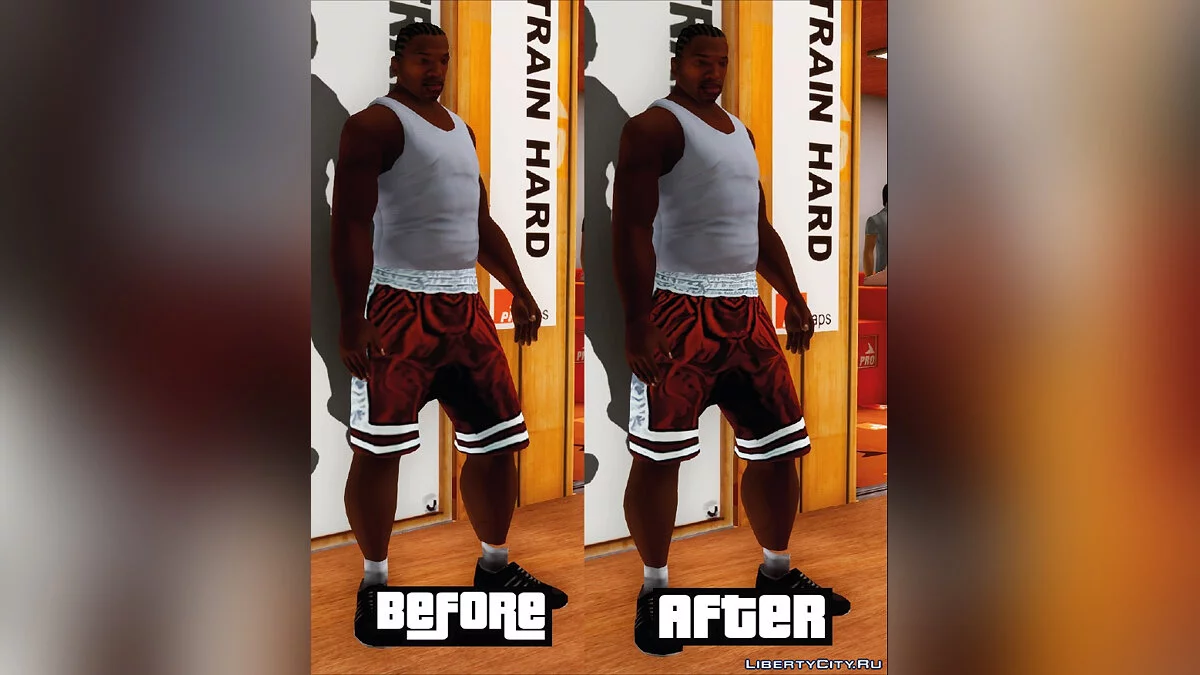 Vêtements améliorés avec 2x AI Upscale / GTA San Andreas : L'Édition Ultime