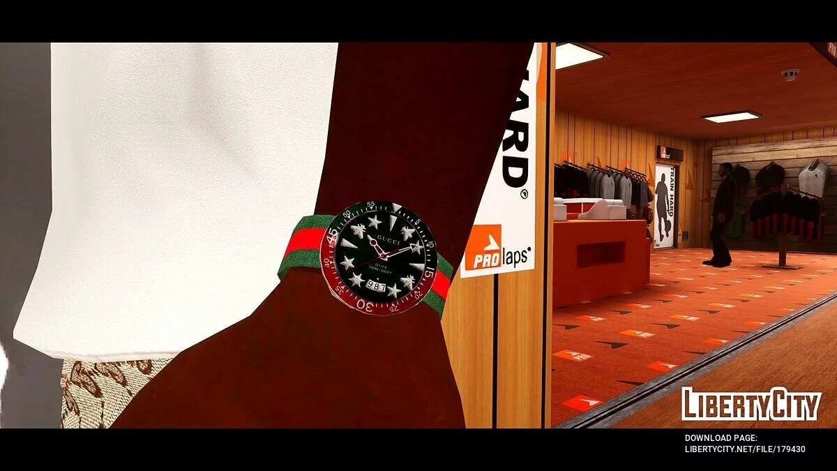 Годинник Gucci Dive / GTA San Andreas: The Definitive Edition