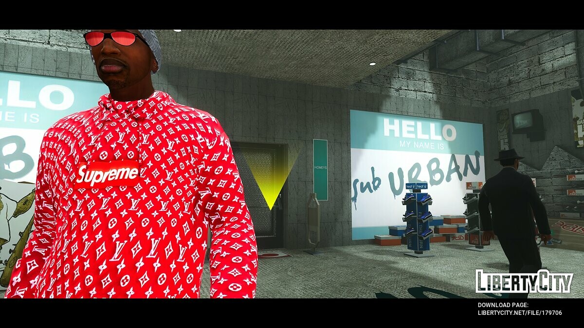 Download Hoodie Louis Vuitton Supreme for GTA San Andreas: The Definitive  Edition