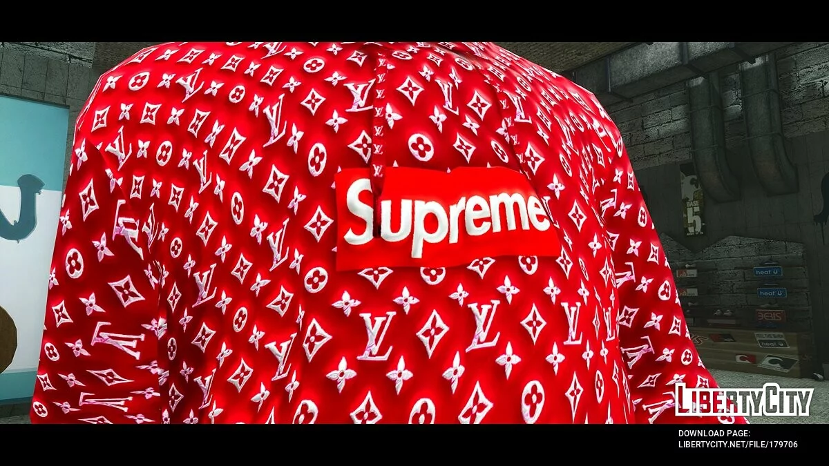 Худі Louis Vuitton Supreme / GTA San Andreas: The Definitive Edition