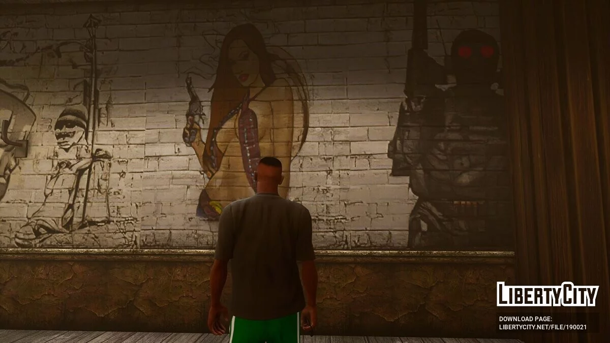 Чорна футболка Levis / GTA San Andreas: The Definitive Edition