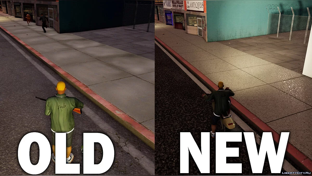 Improved textures / GTA San Andreas: The Definitive Edition