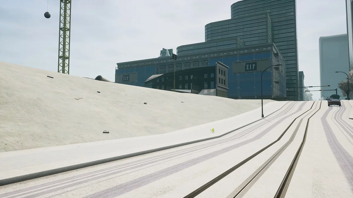 Snow Conversion 2021 - The state is covered in snow / GTA San Andreas: The Definitive Edition