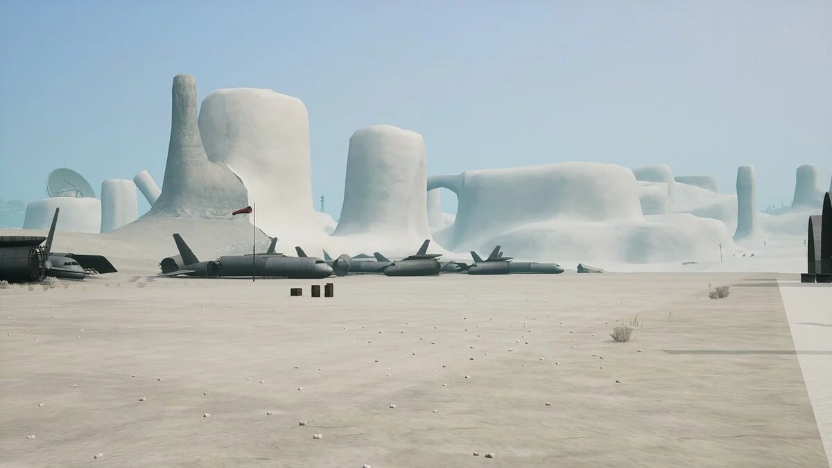 Snow Conversion 2021 - The state is covered in snow / GTA San Andreas: The Definitive Edition