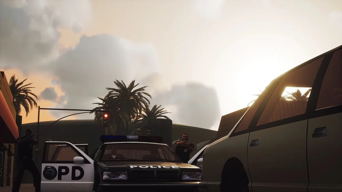 Photorealistic Visual effects / GTA San Andreas: The Definitive Edition