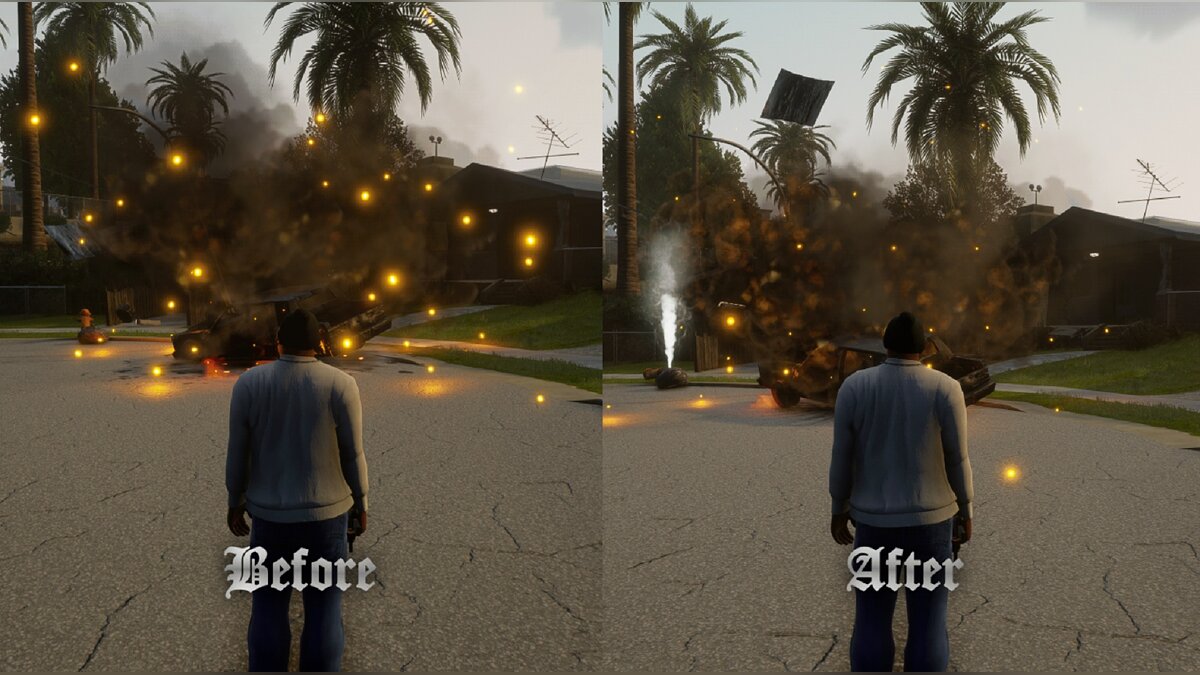 Download Rain fix v1.3 for GTA San Andreas: The Definitive Edition