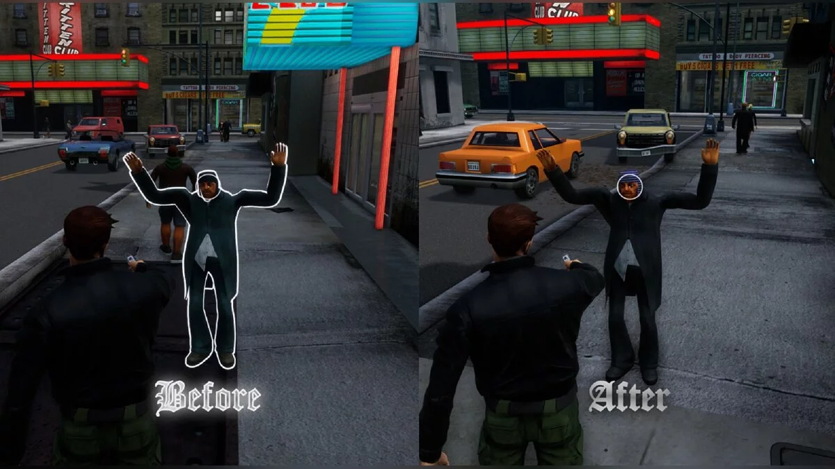 Виправлення ефектів v1 [GTA 3, VC, SA] / GTA San Andreas: The Definitive Edition