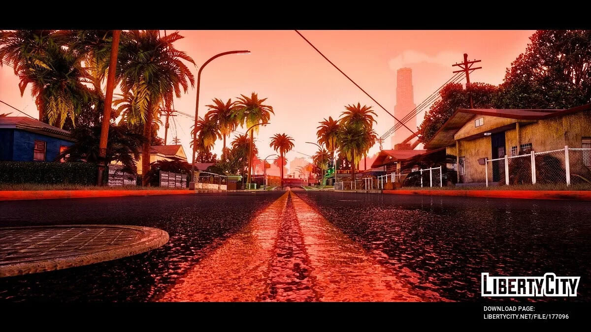 Ефект сонцезахисних окулярів / GTA San Andreas: The Definitive Edition