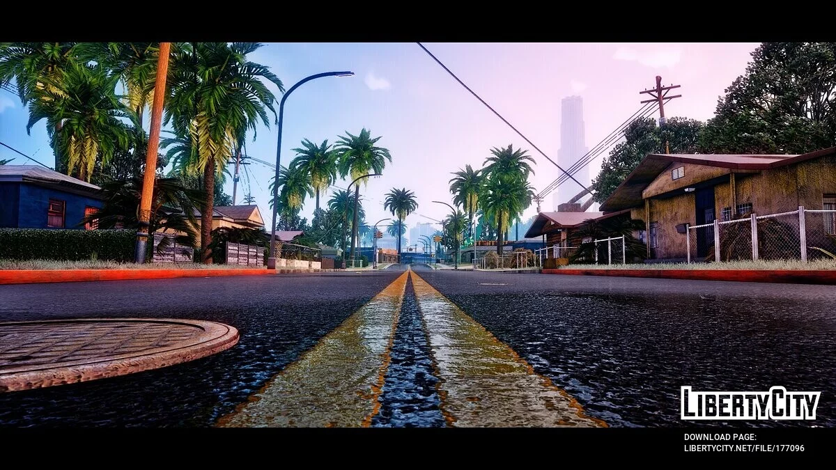 Ефект сонцезахисних окулярів / GTA San Andreas: The Definitive Edition