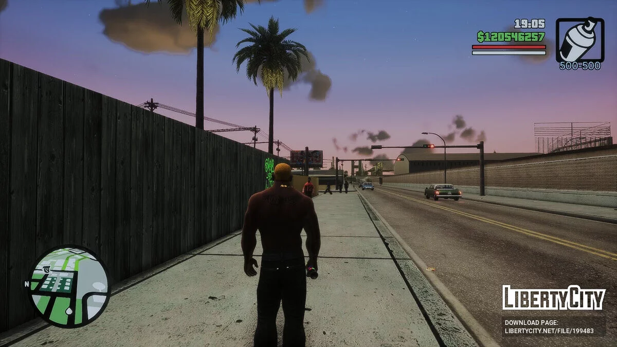 Graphismes réalistes et améliorés / GTA San Andreas : L'Édition Ultime