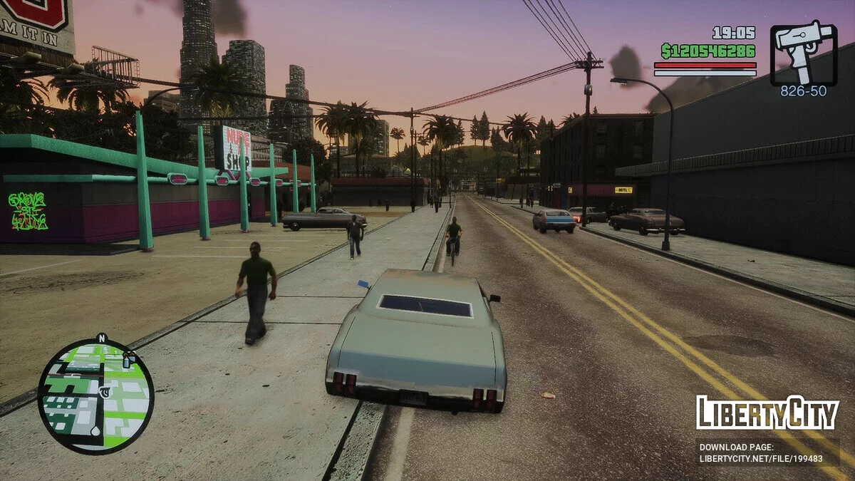 Graphismes réalistes et améliorés / GTA San Andreas : L'Édition Ultime