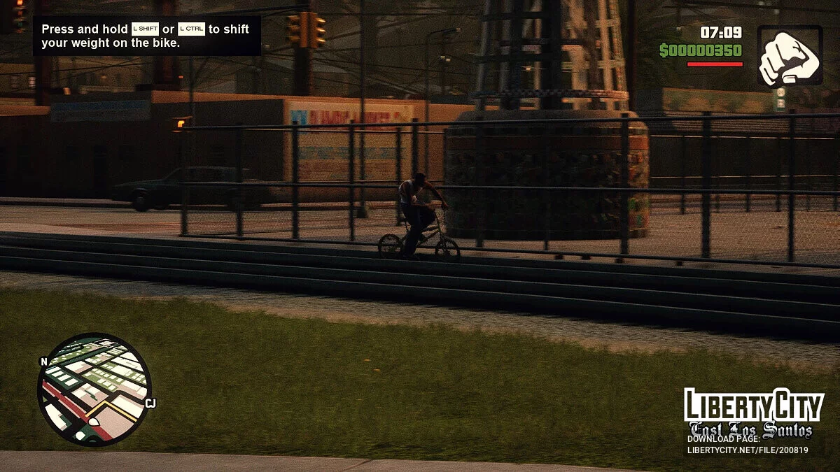 Visual effects in the style of 90s / GTA San Andreas: The Definitive Edition