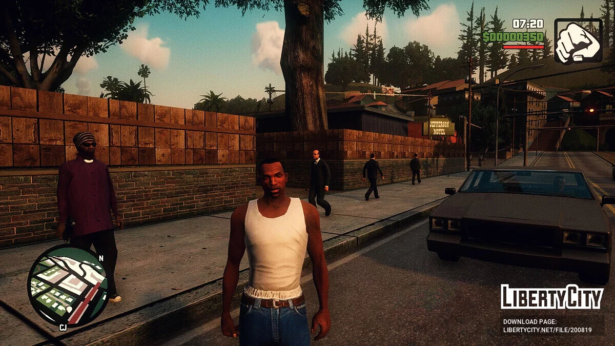 Візуальні ефекти в стилі 90-х / GTA San Andreas: The Definitive Edition