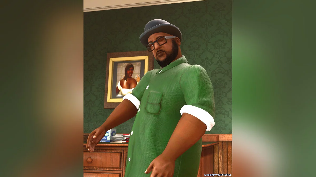 Big Smoke got a beard / GTA San Andreas: The Definitive Edition