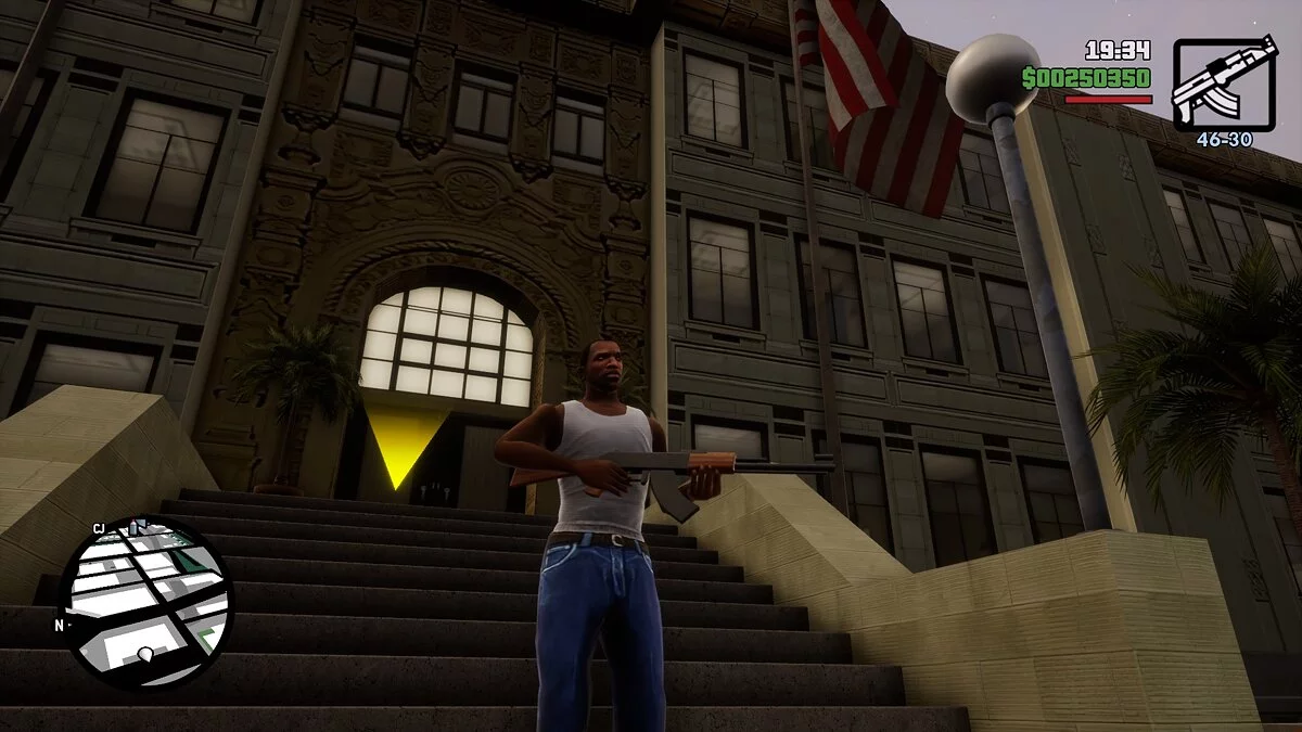 Збереження зброї після смерті чи арешту / GTA San Andreas: The Definitive Edition
