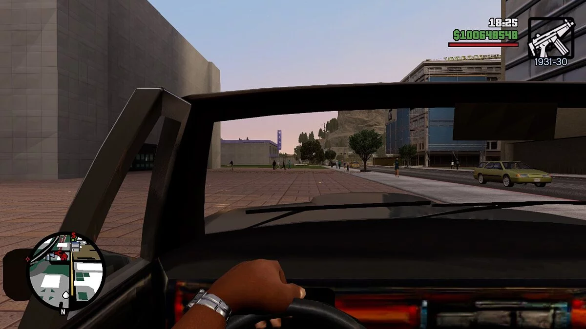 Вид від першої особи в машині / GTA San Andreas: The Definitive Edition