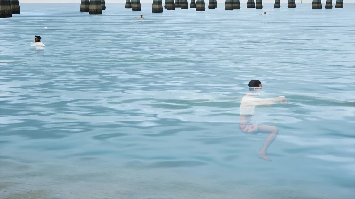 Beach revival (People in the water) / GTA San Andreas: The Definitive Edition