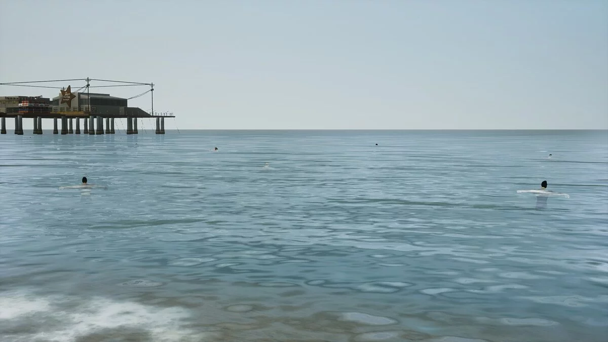 Beach revival (People in the water) / GTA San Andreas: The Definitive Edition