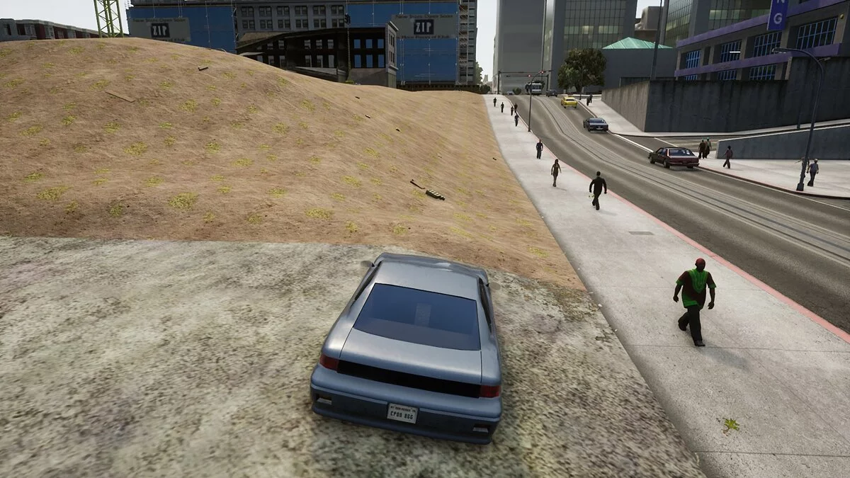 Retourner la voiture / GTA San Andreas : L'Édition Ultime