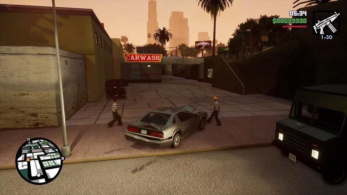 Lavagens de Carro Funcionais / GTA San Andreas: The Definitive Edition