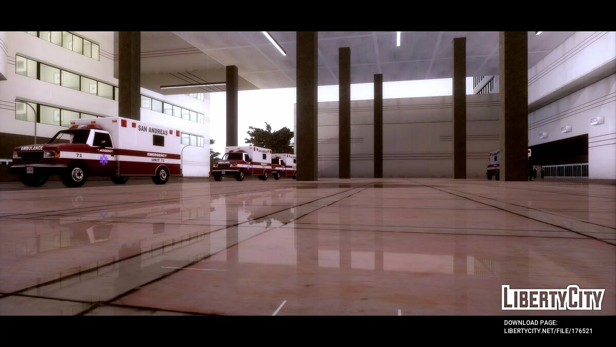 Rumah Sakit Realistis di San Fierro / GTA San Andreas: The Definitive Edition