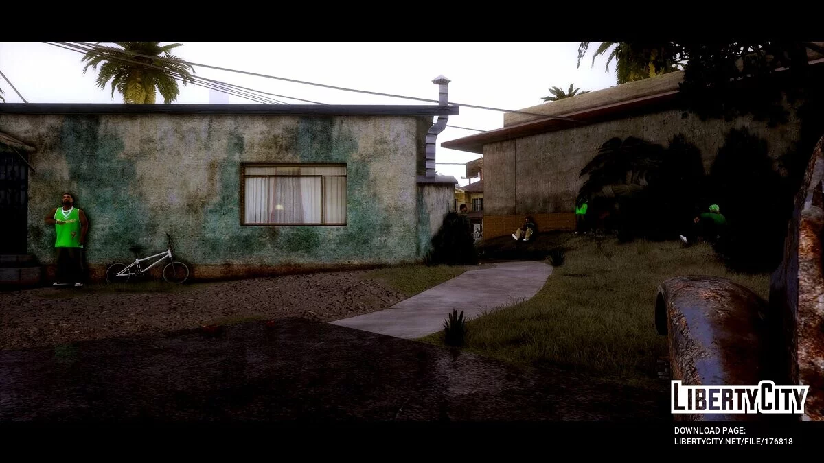 Реалістичний Grove Street V1.0 / GTA San Andreas: The Definitive Edition