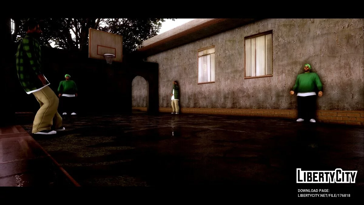 Реалістичний Grove Street V1.0 / GTA San Andreas: The Definitive Edition