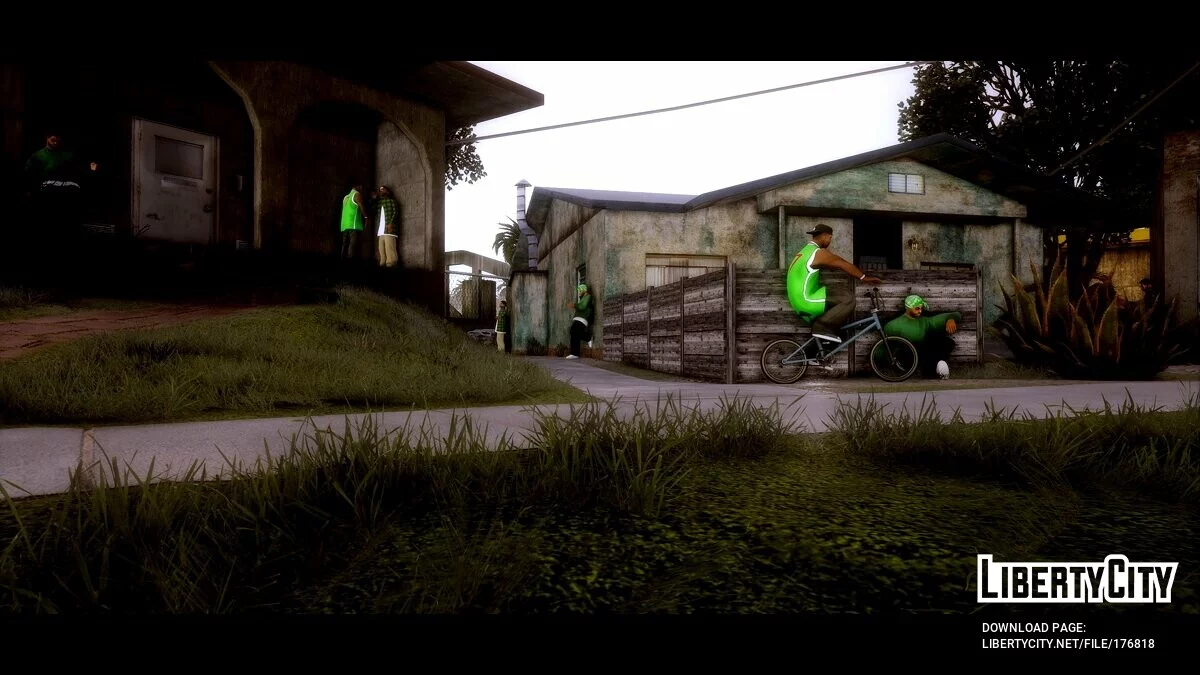 Реалістичний Grove Street V1.0 / GTA San Andreas: The Definitive Edition