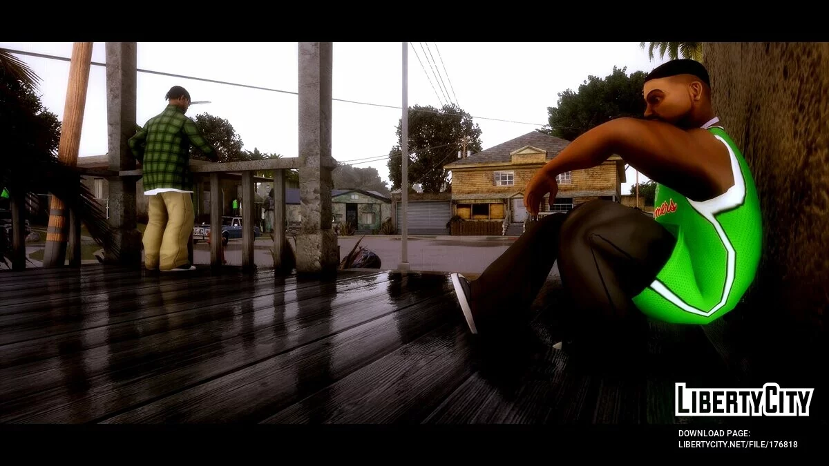 Реалістичний Grove Street V1.0 / GTA San Andreas: The Definitive Edition
