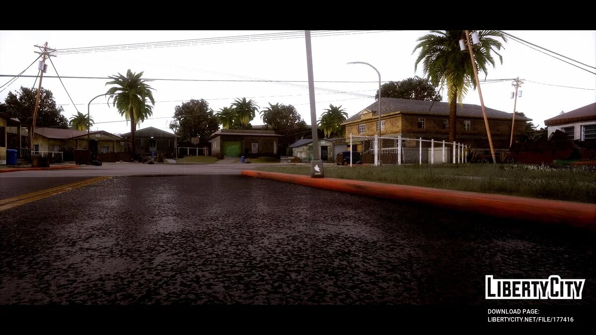 Мусорные контейнеры на Grove Street v1.0 / GTA San Andreas: The Definitive Edition