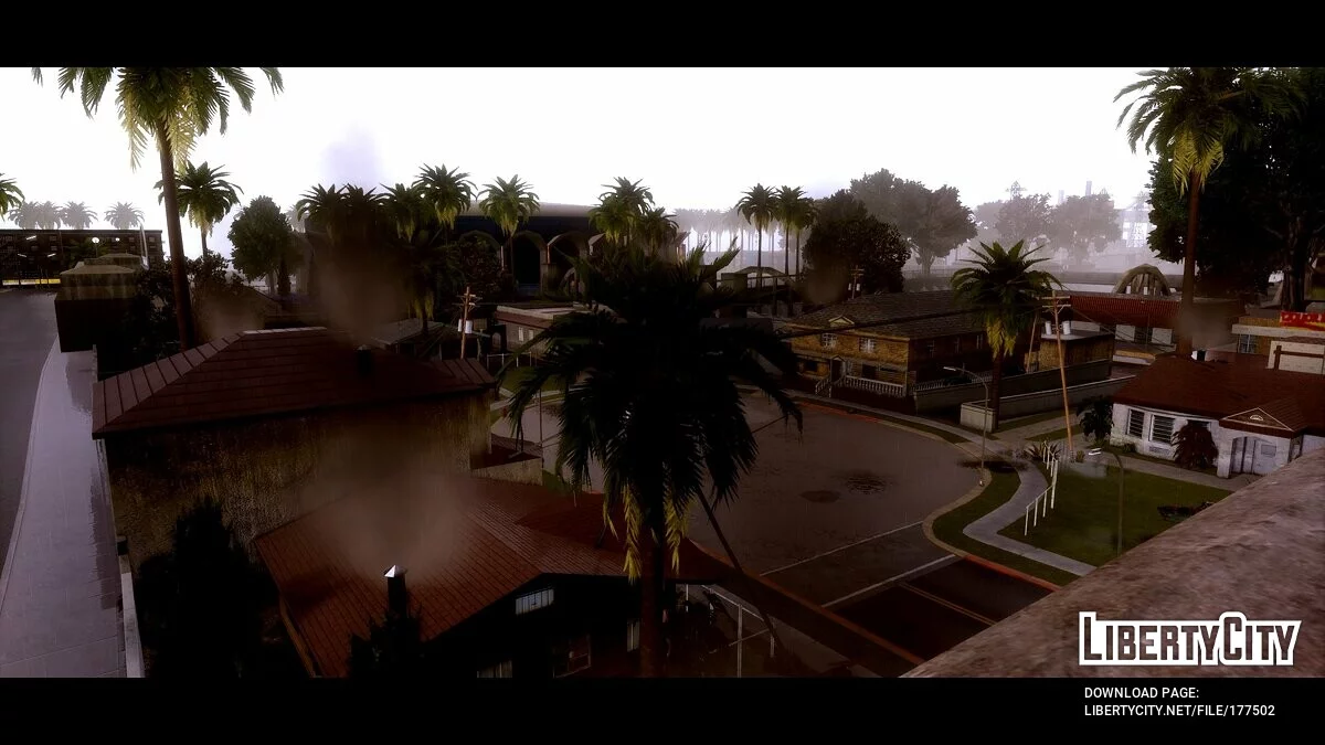 Realistic houses on Grove Street v1.0 / GTA San Andreas: The Definitive Edition