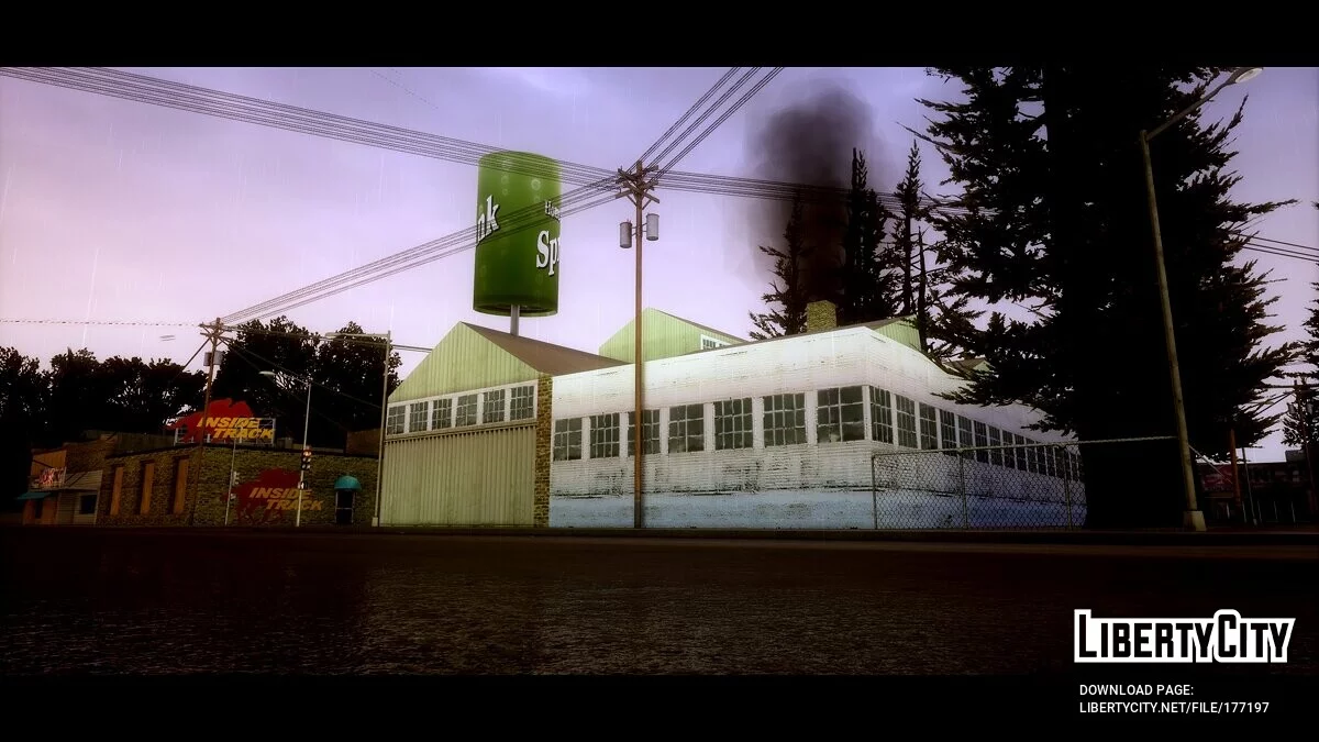 Chimenea Industrial Realista en Montgomery / GTA San Andreas: La Edición Definitiva