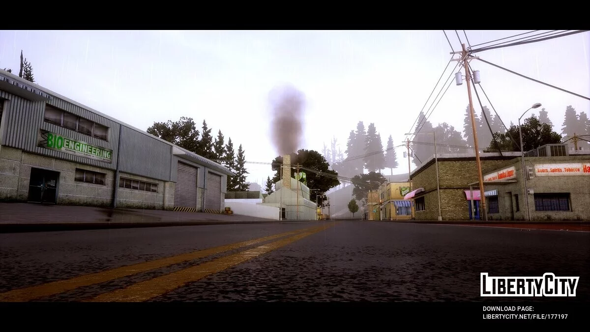 Chimenea Industrial Realista en Montgomery / GTA San Andreas: La Edición Definitiva