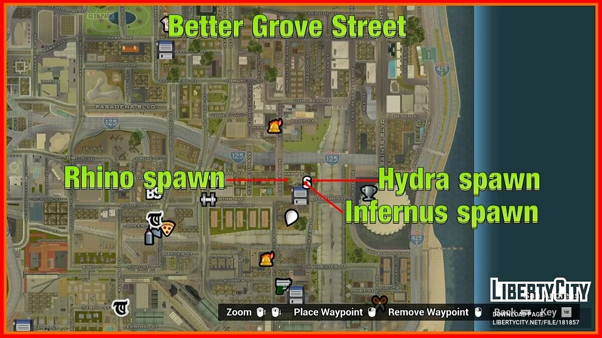 Transportasi Baru di Grove Street / GTA San Andreas: The Definitive Edition