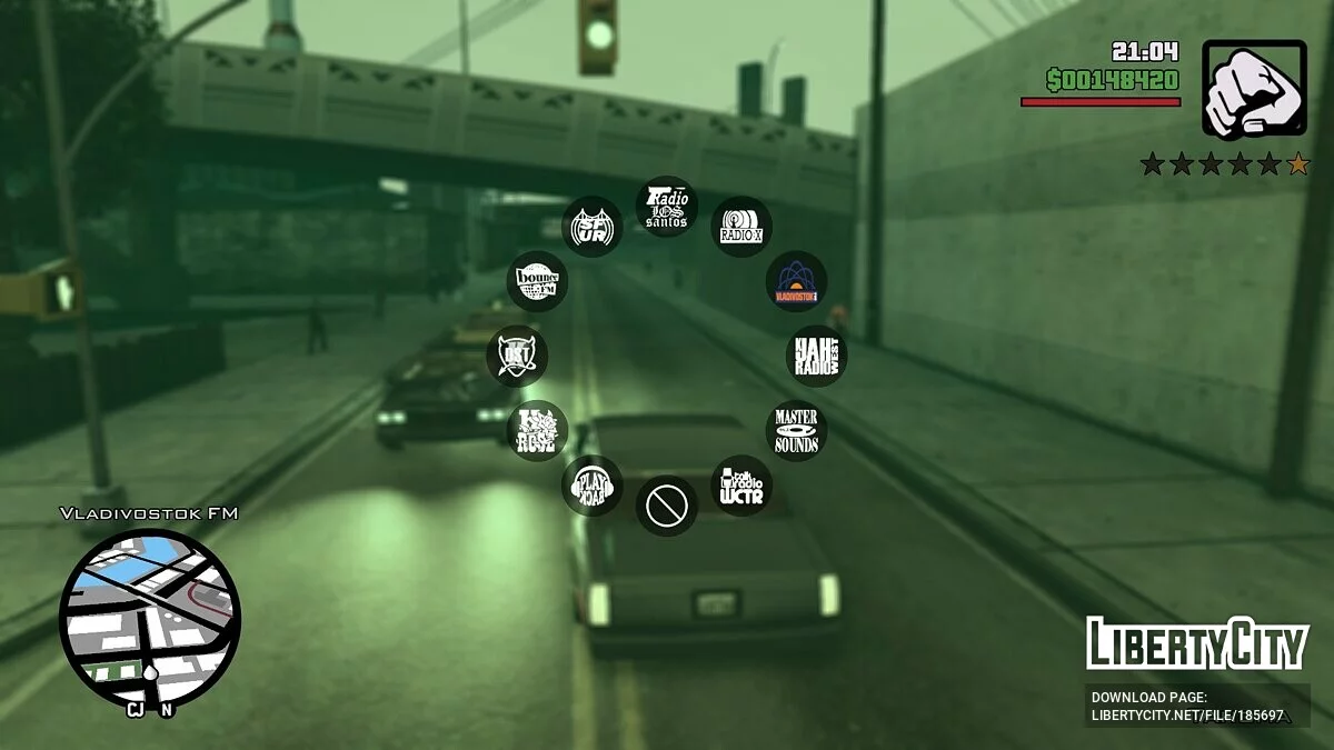 Vladivostok FM from GTA 4 / GTA San Andreas: The Definitive Edition