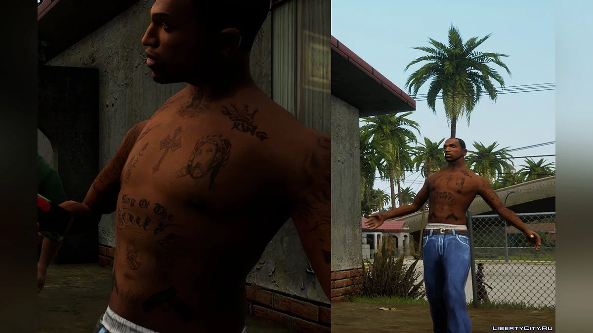 Божевільне татуювання Сі-Джея / GTA San Andreas: The Definitive Edition