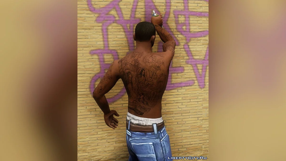 Божевільне татуювання Сі-Джея / GTA San Andreas: The Definitive Edition