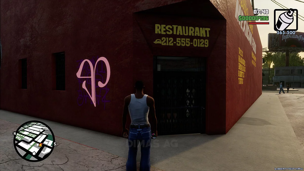 Grafiti BLACKPINK (Pengganti Tag Grove Street) / GTA San Andreas: The Definitive Edition