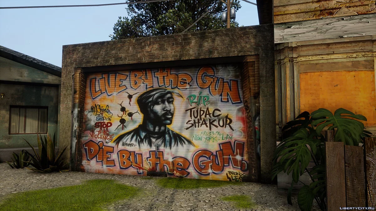Графіті з 2Pac / GTA San Andreas: The Definitive Edition