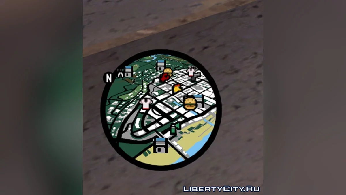 Iconos de la versión clásica / GTA San Andreas: La Edición Definitiva